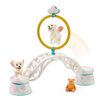 Schleich Bayala, Mythical Creature Toys For Kids, Winged Baby Lion Training 9-Piece Playset, Ages 5+