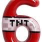 TNT Themed Birthday Candles for Boys Girls, Craft Pixels Cake Topper, Kids Themed Birthday Party Supplies (Number 6-Red)