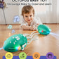 Electric Crawling Dancing Octopus Toy - LED Lights & Music, USB-C Rechargeable Tummy Time Toy for 36 Months-6 Years Toddlers, Bo