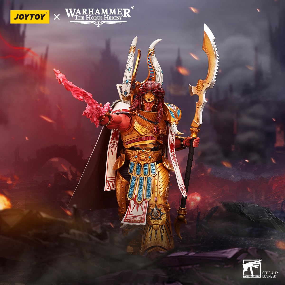 Beerise Joytoy 1/18 Action Figures Mech - Warhammer The Horus Heresy Thousand Sons Magnus The Red Primarch Of The Xvth Legion -