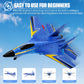 Crohorizon Remote Control Airplanes For Kids 12 Years And Up, 2 Channels Foam Rc Plane Wireless Toy With 3 Batteries,2.4 Ghz Hob