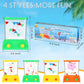 4 Pieces Handheld Water Game Arcade Water Ring Water Tables For Beach Toys Fish Rings Party Favor Fun Game Basketball Fun Gifts Without Water In A Gift Box 2.6 X 3.27 In (Vivid Style)