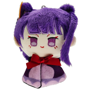 Kooliya Genshin Impact Plush Doll Figure - Raiden (4.8 Inch), Plushie Toys Keychain Anime Figure Soft Stuffed Collection Gift Fo