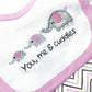 Reborn Baby Doll Girl Clothes 18-22 Inch Newborn Baby Doll Clothing Elephants Outfits Accessories 5 Pieces Sets