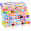 50 Pcs Cute Erasers for Kids Jelly Animal Fruit Dinosaur Space Pet Fun Pencil Erasers for Students Back to School Supplies Prize