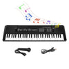M Sanmersen Kids Music Piano Keyboard, 61 Keys Piano Keyboard Toys With Microphone Portable Mono Electronic Piano Keyboard Teach