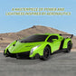 WONDER DREAM Lamborghini VENENO Remote Control Car 1:24 Scale Green LED Toy for Boys Age 3-12 Christmas Birthday Gift