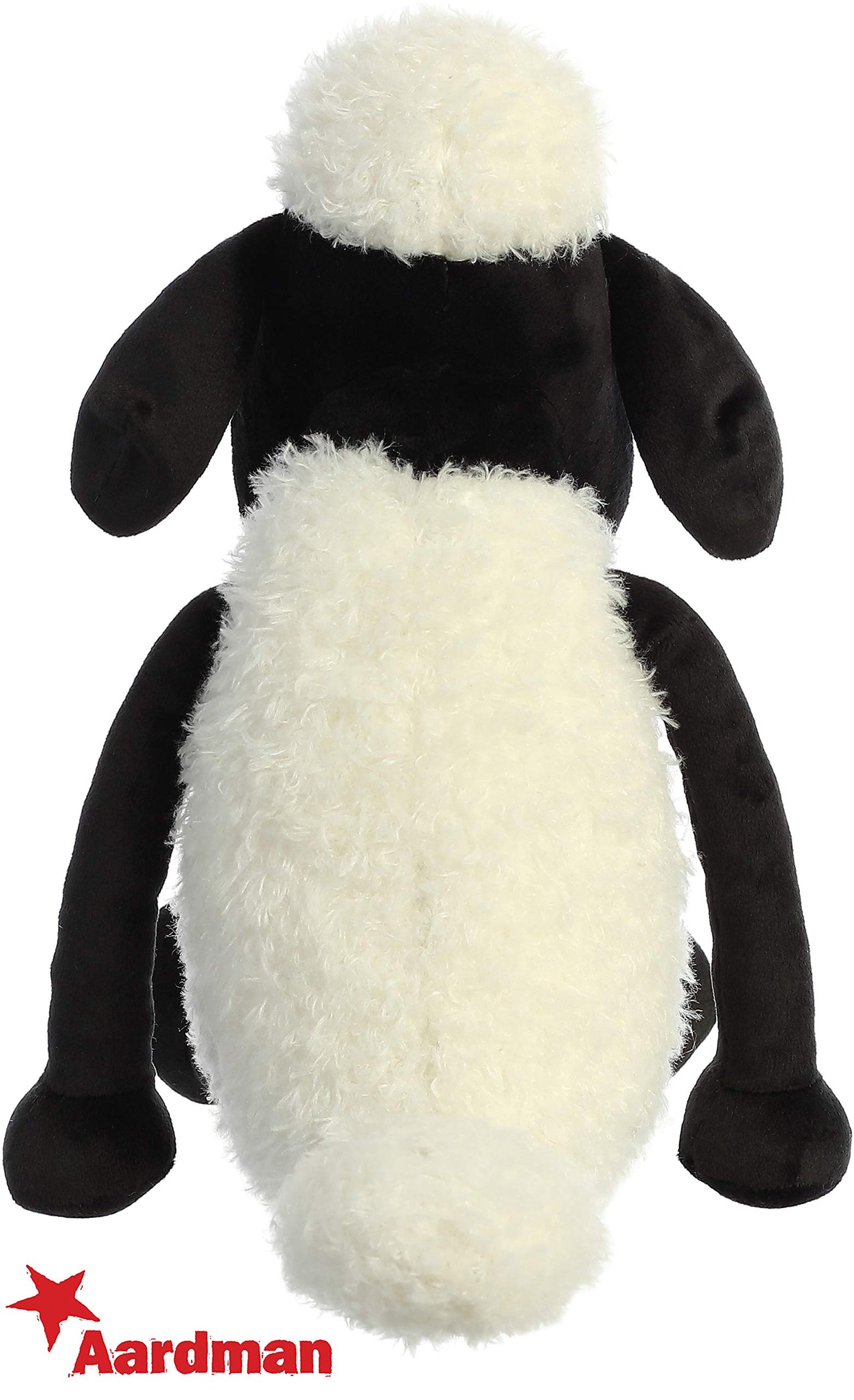 Aurora® Playful Shaun The Sheep® Stuffed Animal, 17 Inch Plush Toy, White, Model 14214, Perfect for Farmyard Exploration and Endless Fun