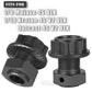 RcarmubWow RC 17MM Wheel Hex Hubs & Wheel Nuts & Wheel Wrench Upgrades Part for 1/8 Mojave 4x4 4S BLX,1/10 Outcast 4S V2 BLX,Kra