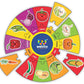 Lattice Vegetables Wooden Round Jigsaw Puzzle, 13 Pcs