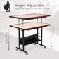 Becko US 1500 Piece Puzzle Table, Adjustable Height & Tilt, 5 Drawers, Portable Pinewood & MDF Design, Model WGPTZ