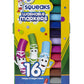 Crayola Washable Pip-Squeaks Skinnies Markers 16-Count per Pack (1-Pack)