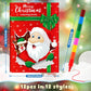 BenLouis 12 Christmas Mini Coloring Books Kids with 12 Stacking Crayons Christmas Theme Party Favors Small Activity Books Bulk f