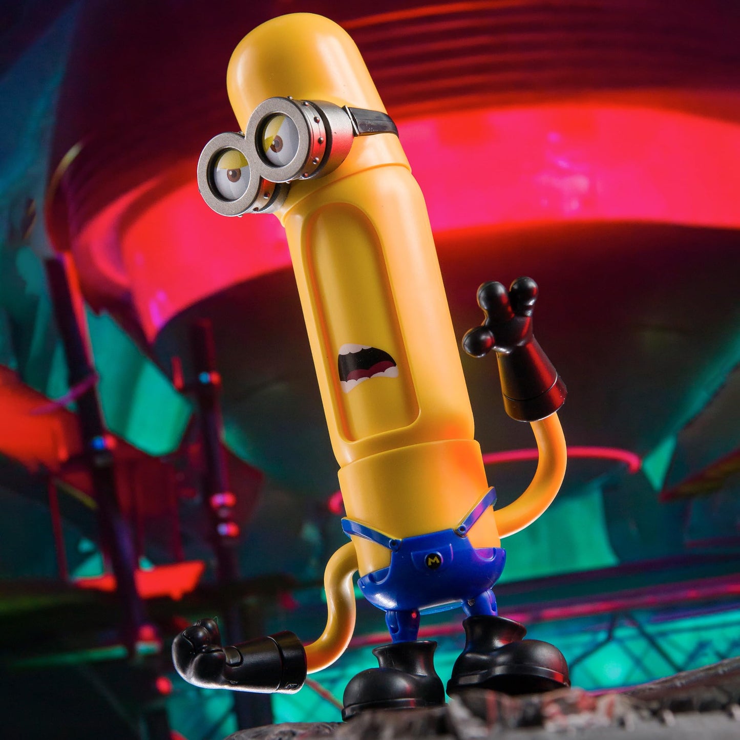 Yolopark Minions Toy Despicable Me 4 Toys, 5.1 Inch Mega Tim Action Figures, Magnetic Head And 360°Rotatable Body With Stretchable Arms Minion Model Kits,Gifts For Kids Ages 8 Years & Older