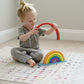 Jack Rabbit Creations-Magical Rainbow Puzzle - Multi-Color Stacker Game -Wooden Toy -Develops Hand Eye Coordination & Motor Skil