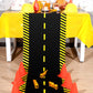 Remagr Racetrack Floor Running Black Racer Party Decoration Mat Road Table Runner Long Racetrack Tablecloth Drag for Party(Class