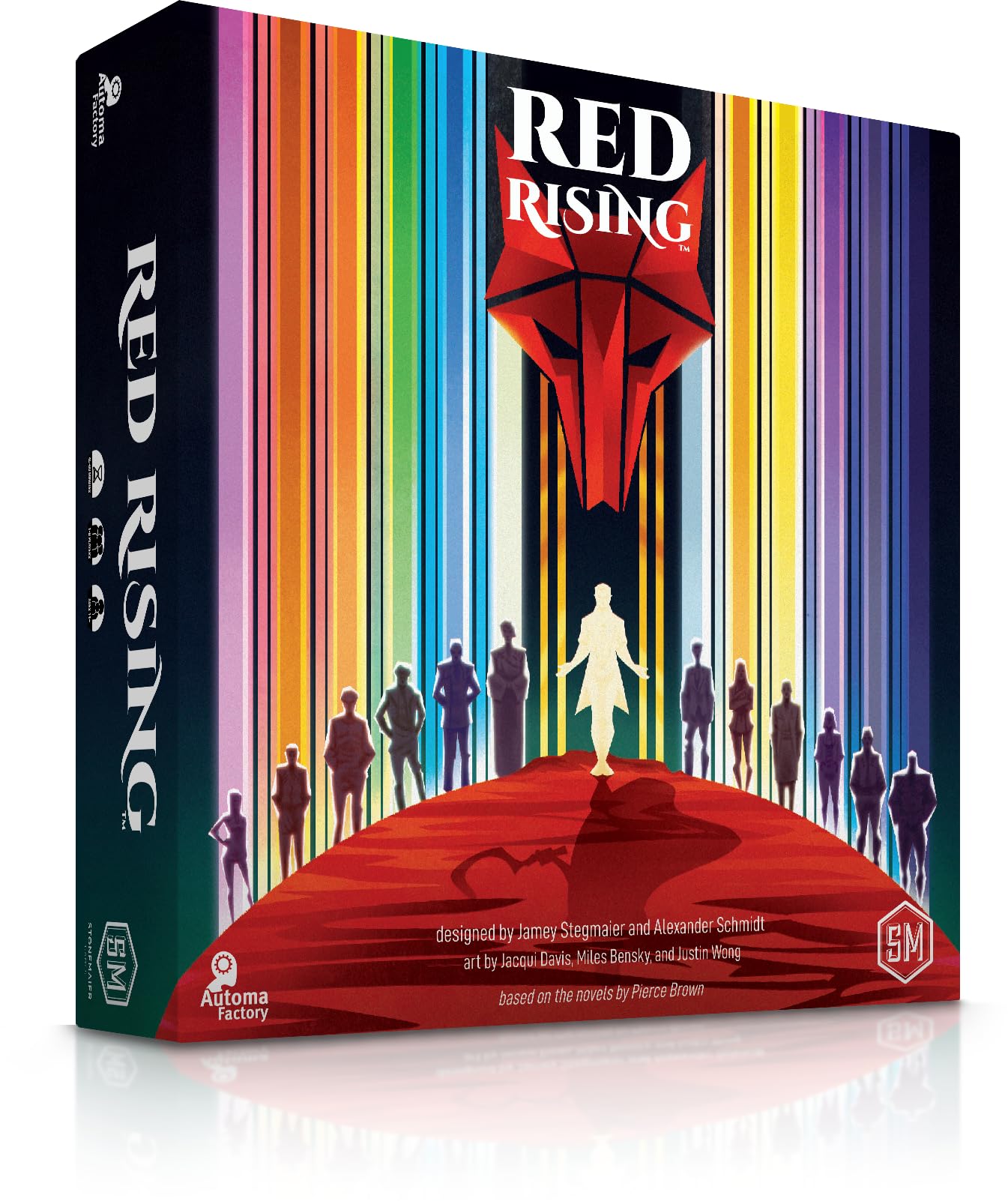 Stonemaier Games: Red Rising | A Competitive Strategy Game Based On The Novels From Pierce Brown | Craft A Hand Of Powerful Characters From The World Of Red Rising | 1-6 Players, 60 Mins, Ages 14+