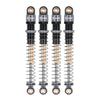 INJORA 51mm Shocks-Long Travel Threaded Double Barrel Damper for Axial AX24 SCX24 Upgrade 1/24 RC Crawler(Grey)