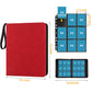 GERMUN 720 Card Binder  enhanced Trading Card Binder  9 Pocket Double Sided Pocket PU Card Collection Binder  Collector Card Album  Card Folder for MTG  TCG  Sports Cards  Game Cards (Red)