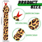 WhistenFla 16Pcs Snake Slap Bracelets, Reptile Party Favors Snake Snap Bracelet Fuzzy Animal Slap on Bracelet for Kids Reptile B
