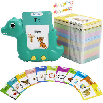 MAYAPHILOS English Talking Flash Cards with 510 Sight Words, Pocket Speech Therapy Toys, Interactive Autism Sensory Toy, Eductio