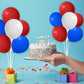 Zjdhpty Red White And Blue Balloon Stand Centerpiece Table Decorations For 4Th Of July Father'S Day Graduation Birthday Party De