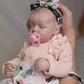 Dayoff Kids Reborn Baby Dolls,18 Inch Lifelike Realistic Newborn Doll,Soft Cloth Body Baby Dolls, The Best Christmas/Birthday'S Gift For Kids Age 3+ (Cloth Body)