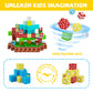 120Pcs Magnetic Blocks - Build Mine Magnet World Set, 1'' Magnetic Cubes, Stem Sensory Montessori Building Toys Valentines Chris