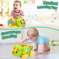 Dinosaur Crawling Toys For 1 Year Old Boy, Musical Baby Toys For 6-12 Months, Early Development Learning Toys For 12-18 Months B