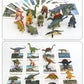 Mikneke Small Dinosaur Figurines Learning & Education Toys, Plastic Realistic Dinosaur Animal Figures Games Toys, Preschool Lear
