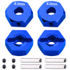 HobbyPark 14mm Aluminum Wheel Hex Parts for Arrma 1/10 Granite 4X4, Big Rock, Senton, Replacement of AR310871 (Navy Blue)