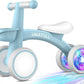 Umatoll Colorful Lighting Baby Balance Bike Toys For 1 Year Old Boys Gifts, Adjustable Seat Baby Walker, One Year Old Boy Birthd
