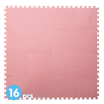 Coolcandy Solid Colored Foam Play Mat, 12''*12'' Each Mat?Non-Toxic Soft Baby Play Mat, 0.4'' Thickened Square Interlocking Floo
