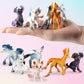 Liberty Imports 12 Pack Fantasy Creatures Figurines Set - Multicolor Plastic Fairy Animals & Mythical Toy Figures, Model KZ956-030E