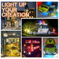 Pasacho Lights Bricks Accessories, Led Light Up Kit Brick Sets, 16Pcs Classic Transparent 2X2 2X3 Building Blocks Toys, Compatible With All Major Brands