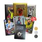 Soccer Trading Cards 2025-26 | 3 Packs - 33 Collectible Cards for Fans & Players Black  Gold & Silver Soccer Mystery Cards Packs Different Cards in Each Set - Try & Collect Them All