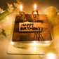 Chanseen 10Pcs Gold Number Candles 0 1 2 3 4 5 6 7 8 9 Birthday Candles for Cake Decorations Party Wedding Anniversary Celebrati