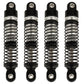 Rzxylrc 4Pcs 53Mm/59Mm/65Mm/78Mm Aluminum Shocks Absorbers Oil Threaded Damper For 1/18 Rc Crawler Trx4M Trx-4M Bronco Defender