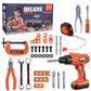 Elitoky Kids Tool Set - 35 PCS Toddler Tool Set with Tool Box & Electronic Toy Drill, Pretend Play Kids Construction Toy, Toddle