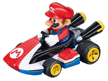 Carrera 64033 Mario Kart - Mario 1:43 Scale Analog Slot Car Vehicle for GO Electric and Battery Slot Car Racing Track Sets