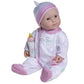 Jc Toys La Baby Caucasian 20-Inch Small Soft Body Baby Doll La Baby | Washable |Removable White And Pink Outfit W/Hat, Pacifier & Magic Bottle | For Children 12 Months +