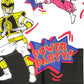 MIGHTY MORPHIN POWER RANGERS Party Decoration Paper Table Cover 54 x 89 1/2 (Officially Licensed Dated 1995)