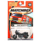 Matchbox 1999-46/75 Pull Over Black Police Motorcycle 1:64 Scale
