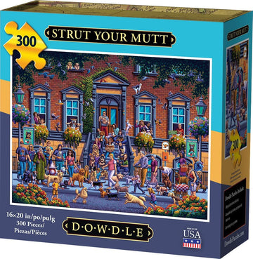 Dowdle Jigsaw Puzzle - Strut Your Mutt - 300 Piece