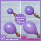 PartyWoo Balloons Arch Kit - 140 pcs Light Purple Lavender Latex, Various Sizes (5-18 Inch) for Graduation, Baby Shower, Birthday Decor