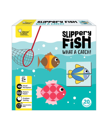 Clever Cubes Slippery Fish, Activity Games, Fun Learning Games, Perfect for Return Gifts, Educational Games
