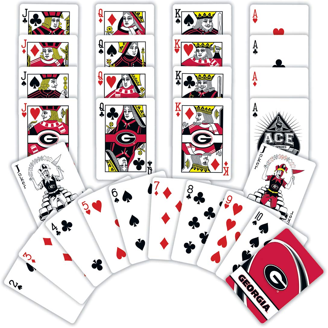 Masterpieces Ncaa Georgia Bulldogs, Playing Cards