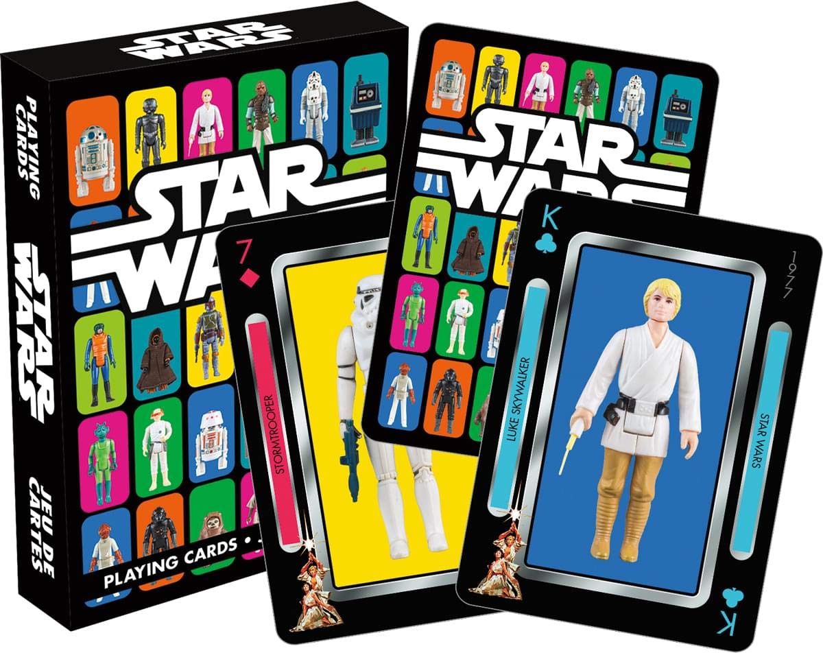 Star Wars Vintage Kenner Action Figures Playing Cards