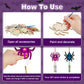 Fennoral 9 Pack Spider Wind Chime Kit For Kids Make You Own Spider Wind Chimes Wooden Arts And Crafts For Girls Boys Diy Colorin