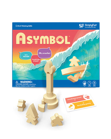 Simplyfun Asymbol - A Communication Game Where Players Challenge Their Creativity And Imagination - 3 To 6 Players - A Game For Kids Ages 8 & Up